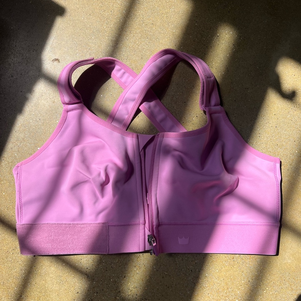 Shefit - women’s size 2Luxe - flex medium impact sports bra - pink